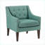 Chaise d'appoint rembourrée en tissu Sage Green