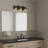 Aya 3-Light Dimmable Steel Vanity Light