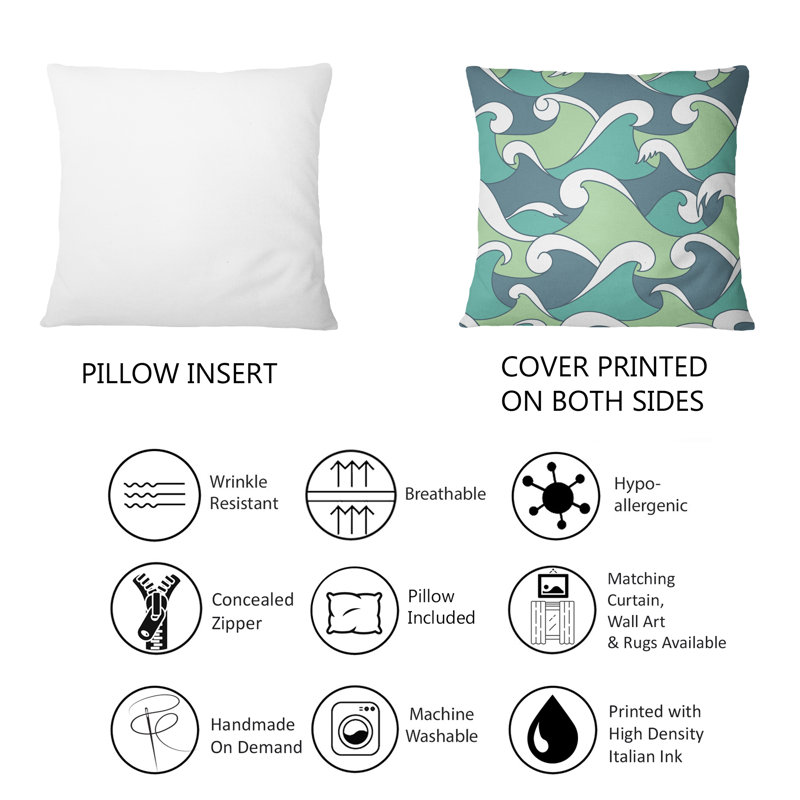 Abstract Throw Pillow