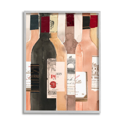 Timeless étiqueté «Wine Champagne Bottles Vintage» par Samuel Dixon - Peinture