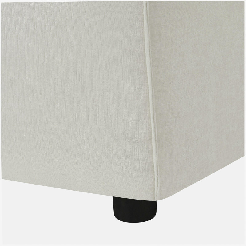 Chaise d'appoint rembourrée Modern, Beige