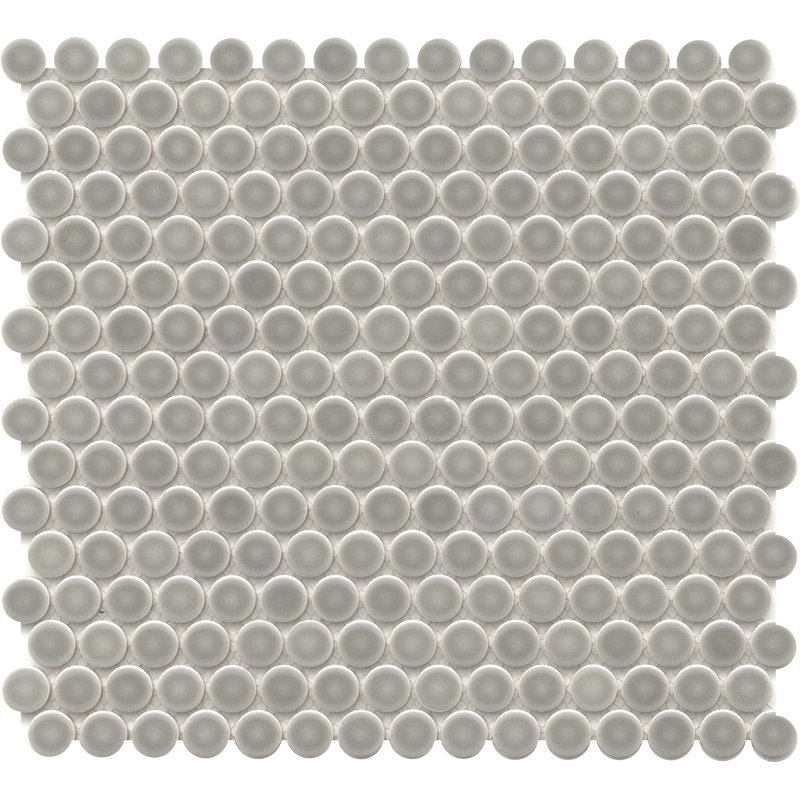 Savvy™ 11 In. X 12 In. Glossy Porcelain Floor And Wall Tile (14.61 Sq. Ft./Case), Silver
