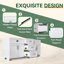 Armoire de salle de bain autoportante blanche 72 po x P 21,5 po x H 33,44 po-2024146068