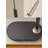 French Mid-Century Vintage Solid Wood, Fabric and Wrought Iron Floor Lamp-117583956