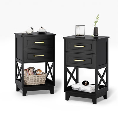 2-drawer Nightstand