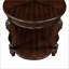 Ensemble de 3 tables basses en cerisier antique pour petits espaces, placage en bois massif et amp; Assemblage facile-1155853680