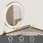 Berrydale Modern Corner Makeup Vanity Table with LED Mirror （Stool Not Include）
