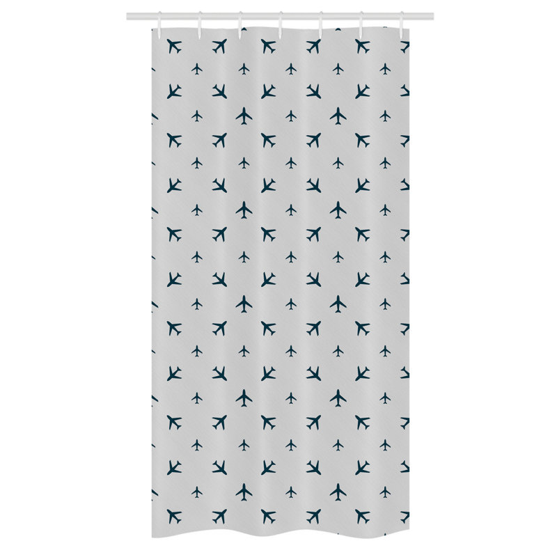%100 Polyester Semi Sheer Curtain Single Panel, 36" W x 72" L