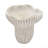 9.3X9x8.7" Sand And Cement Coral Planter With Textured Beige Finish