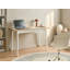Home Office Desk VITRION Light Brown/ White 120 cm 60 cm