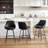 Janayshia Modern Industrial Swivel Upholstered 25.6'' Faux Leather Counter Stool with Metal Frame-1524620433-1484961769