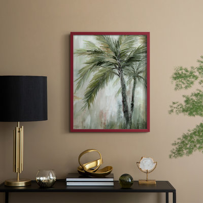 Tropical Palm II Framed Print - Solid Wood