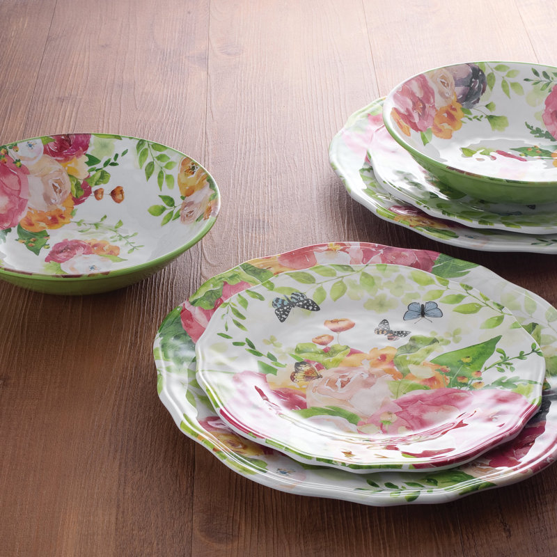 Achiuta Piece Melamine Dinnerware Set - Service for 4