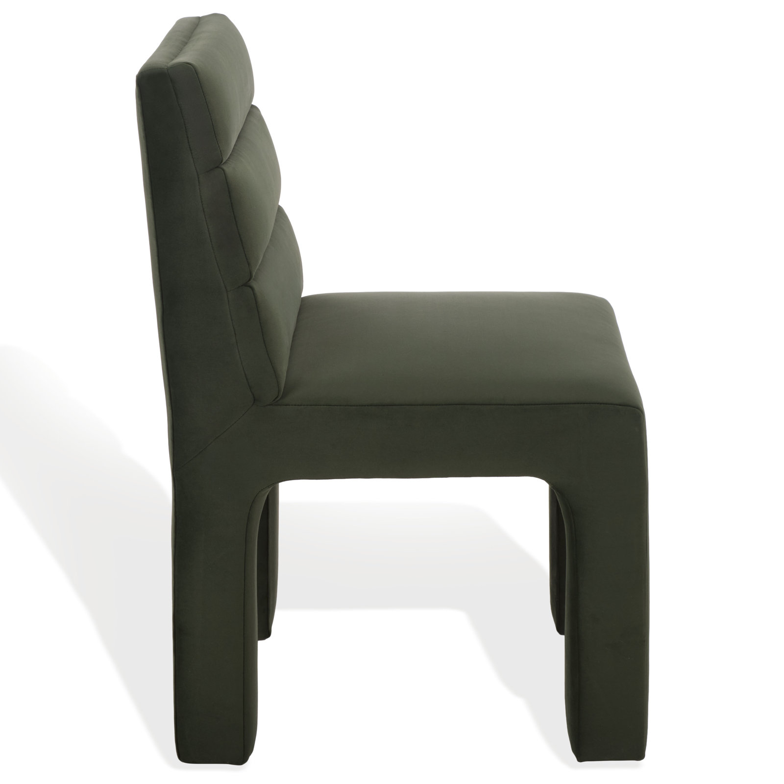 Shepha Dining Chair, Forest Green Velvet