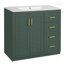 Ensemble de meuble-lavabo 36 po avec lavabo en céramique, armoire de rangement en bois massif, ensemble de meuble-lavabo autoportant avec 3 tiroirs et portes à fermeture douce-1867374966