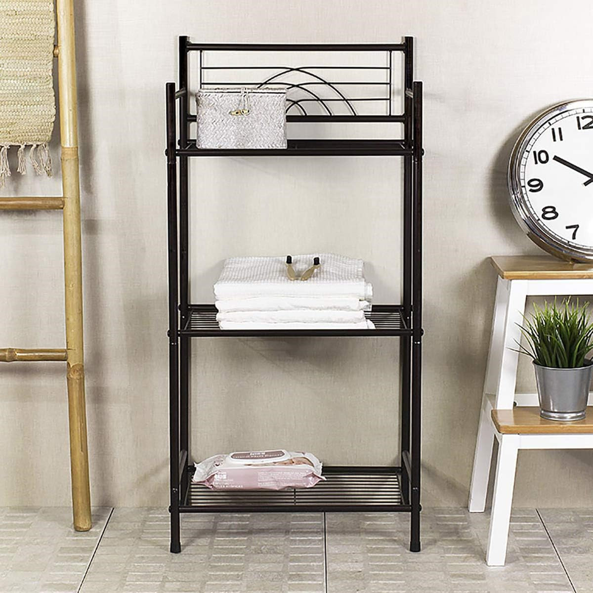 Rebrilliant Metal Freestanding Bathroom Shelves & Reviews