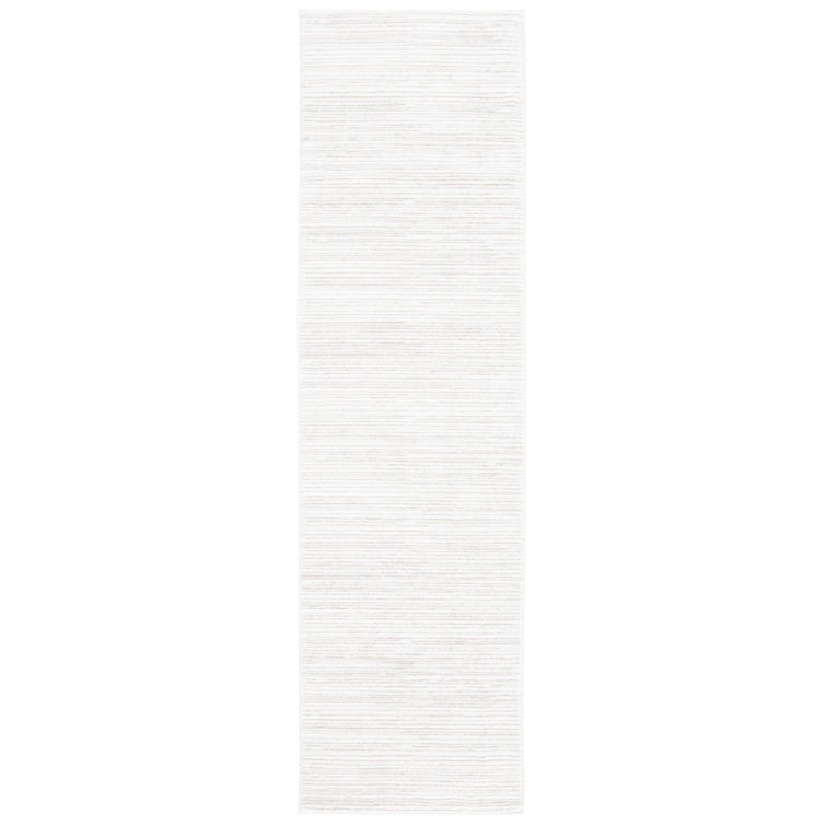 Vision Striped Area Rug In Ivory