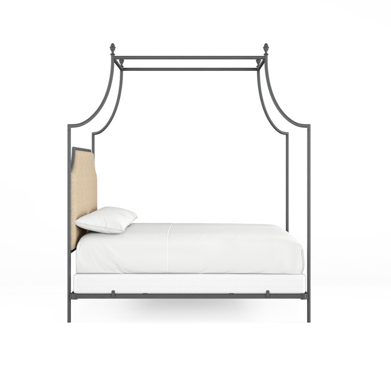 337 Flying Arch Canopy Bed | Complete Canopy, Queen, Manhattan/Natural