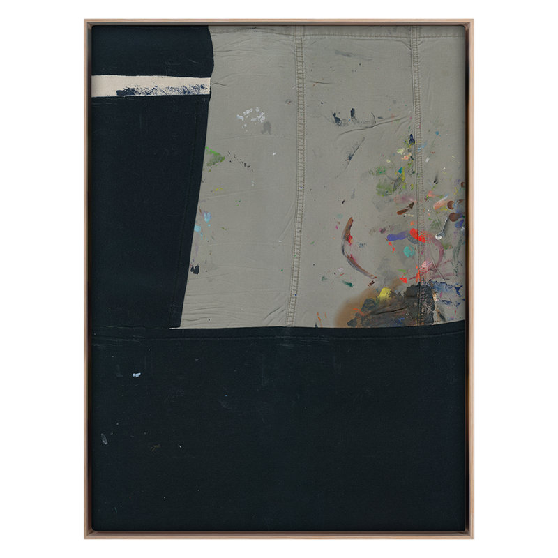 Solo Print by Ngo, PC, Maple Framed Canvas, 40" H x 30" W