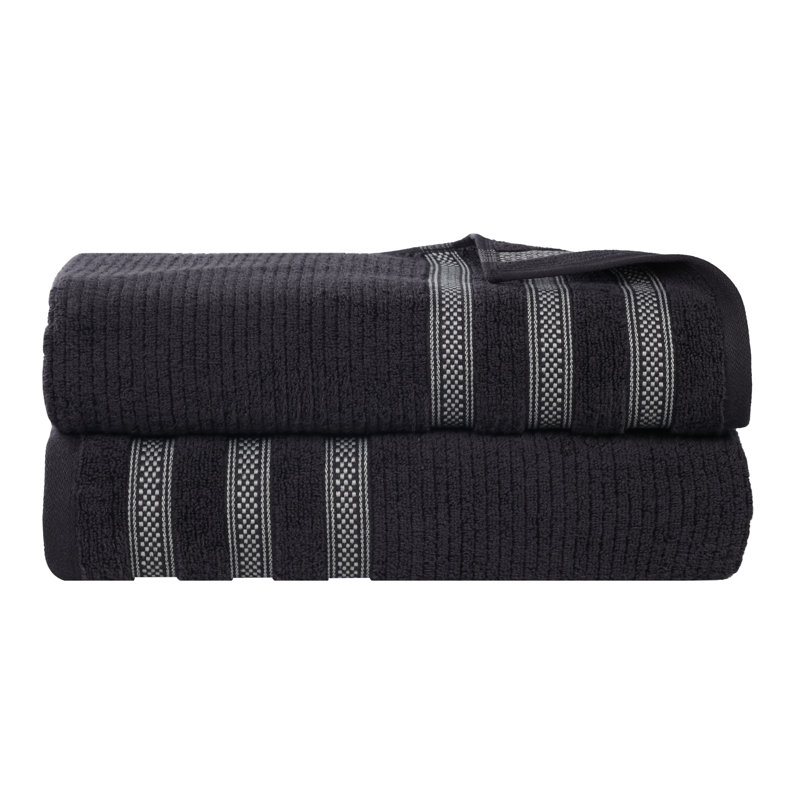 Ensemble de draps de bain Zero Twist, Noir