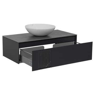 Meuble-lavabo simple avec plateau 39,44 po