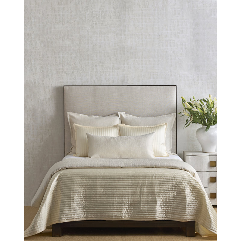 Ann Gish Coverlet, Queen Coverlet / Bedspread, Silver