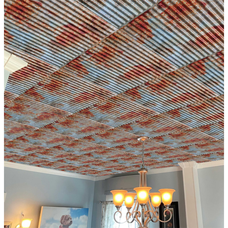 Carreau de plafond en PVC 2 pi x 2 pi Falkirk Perth