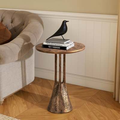 40x40CM Fibreglass Side Table Pedestal Sofa Table
