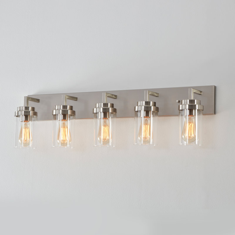 Mechthilde Dimmable Vanity Light, Silver, 5