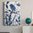 Bluebird Silhouette II - Wrapped Canvas Print