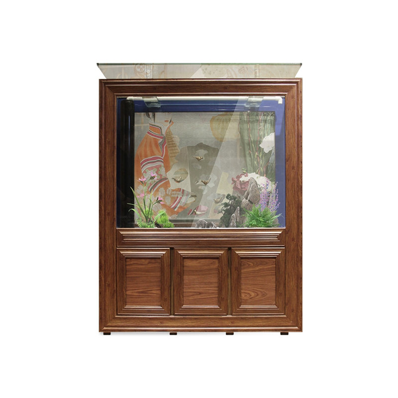 Aquarium 130-140 gallons, 110 gallons (H 62,2 po x l 47,24 po x P 19,69 po), Noyer