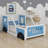 Classic Car-Shaped Platform Bed With Wheels