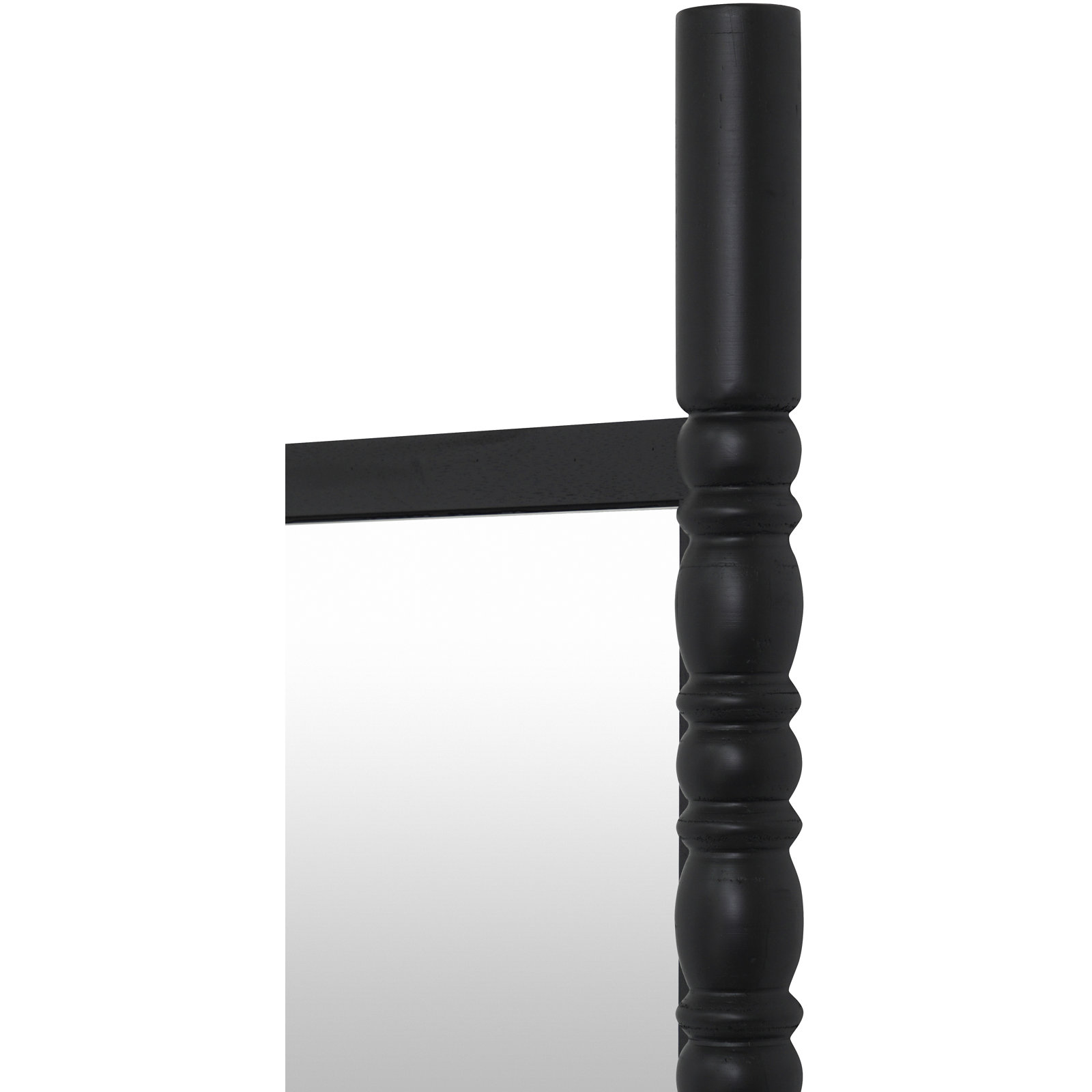 Bennet Full-Length Mirror, 65" x 22", Black