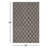 Lilly Oriental Handmade Flatweave Charcoal/Ivory Area Rug-256059001