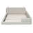 Queen Size Upholstered Platform Bed with 2 Reading Lights-404692054
