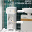 Étagère de salle de bain avec tiroir et réglable - Option élégante de l'armoire blanche Grace