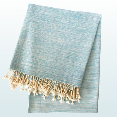 Throw blanket made from 100% cotton