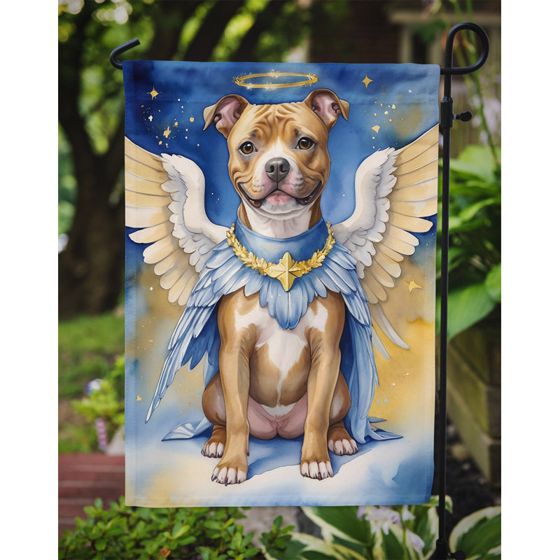 Drapeau Staffordshire Bull Terrier My Angel Garden