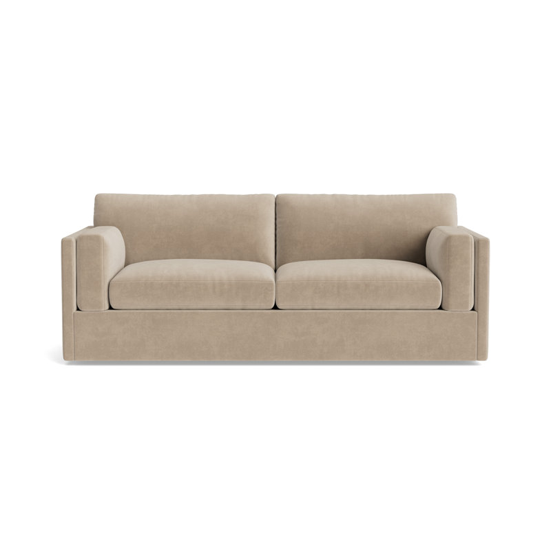 Fairfax Sofa (85"), Velvet - Beige