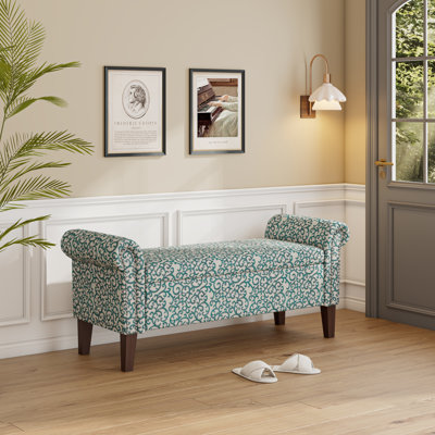 Olwyn Polyester Upholstered Storage Bench