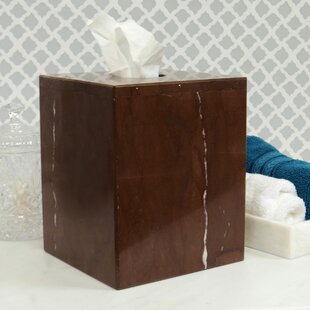 Housse de boîte pour tissu en marbre poli Gallatin
