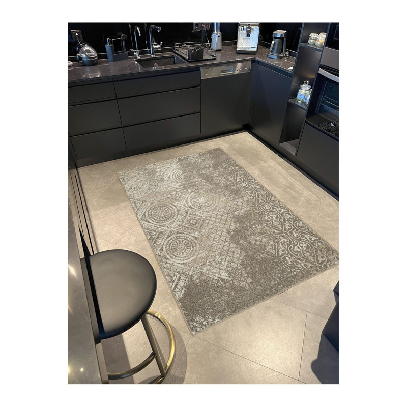 Tapis décoratif lavable à la machine, Tapis de couloir 4 pi 11 po x 9 pi 10 po