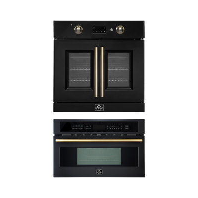FORNO 2-Piece Black Kitchen Bundle