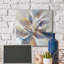 «Complexe abstraction gris orange coups de pinceau» par K. Nari - impression-881492531-881492539