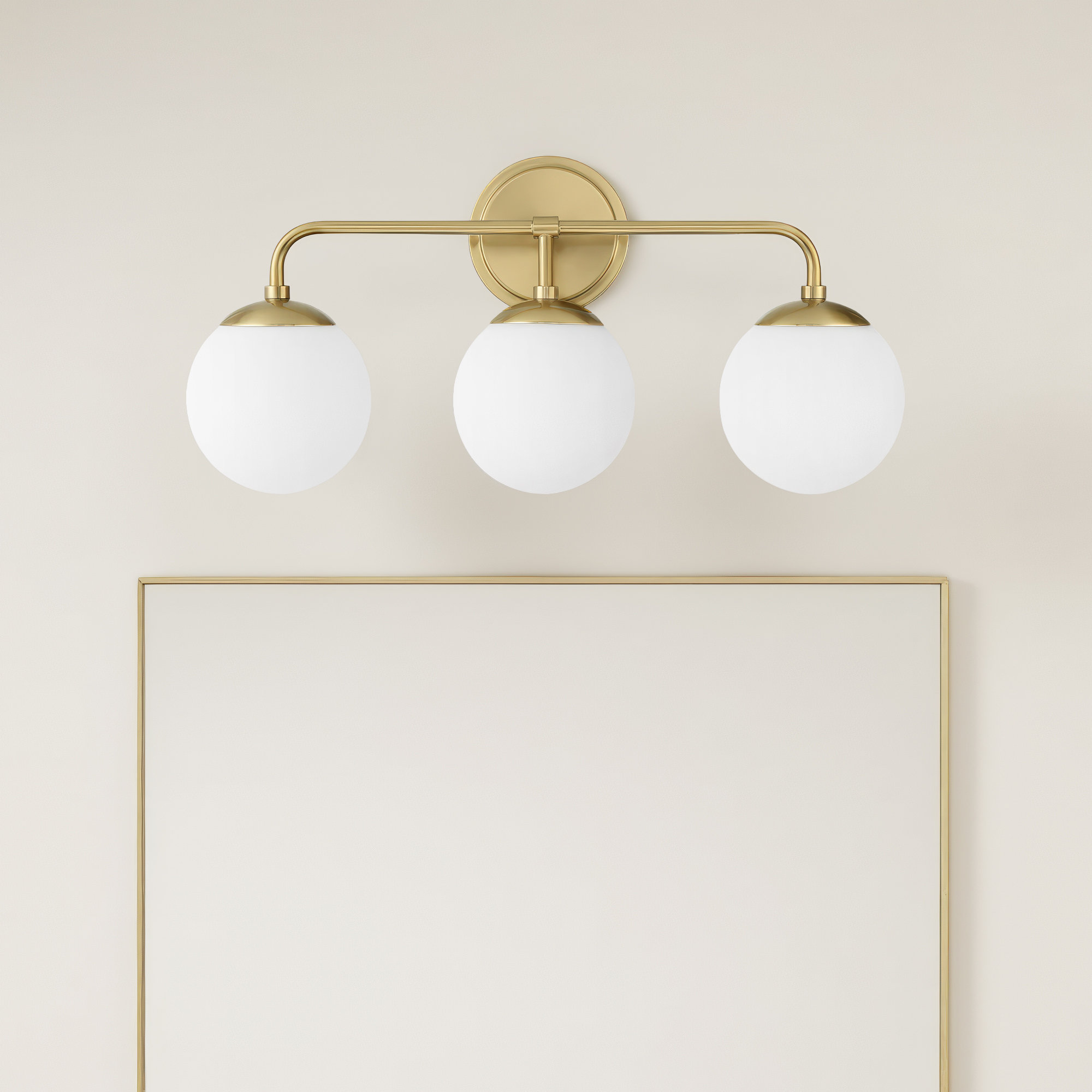 Mystic 3 Light Frosted Dimmable Vanity Light
