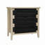 Buffet 3 tiroirs avec tablettes réglables, armoire de rangement avec tiroirs décoratifs en corde tissée à la main pour le salon de la cuisine