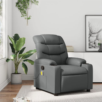 Fauteuil de massage en faux cuir