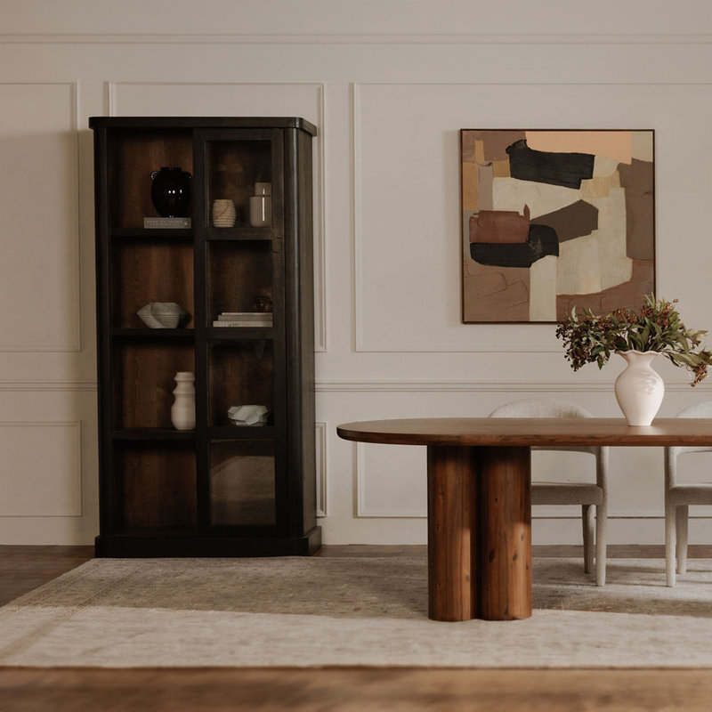 Mona Tall Cabinet Black