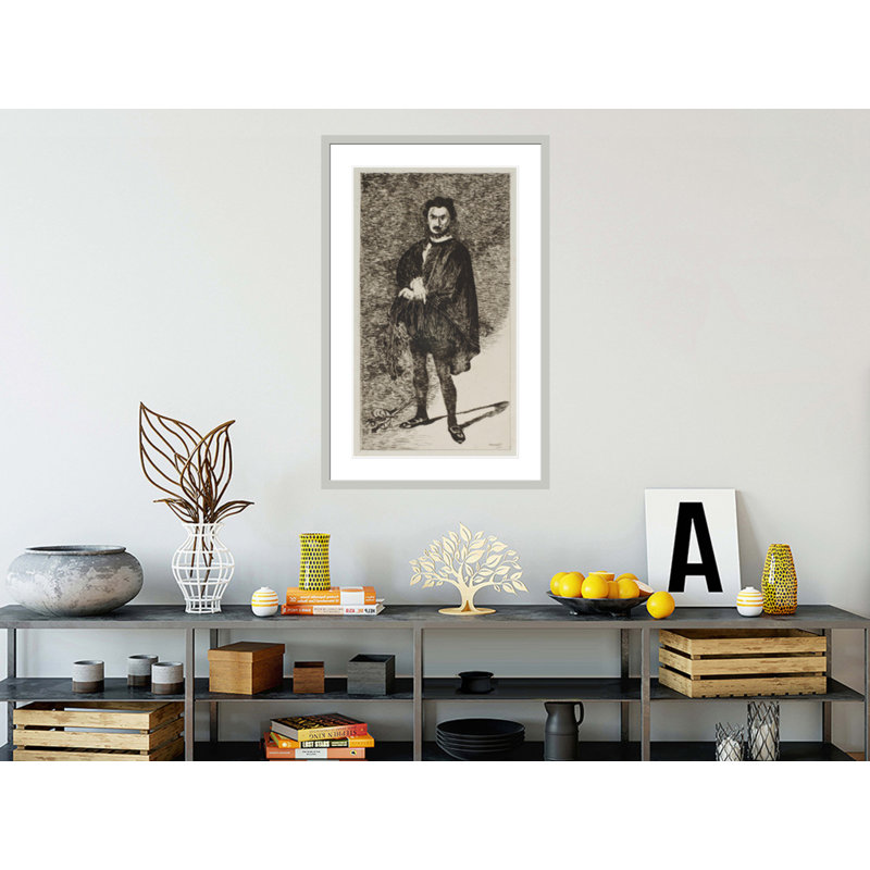 «The Tragic Actor» (Reproduction giclée encadrée), 41.5" H x 26.72" W