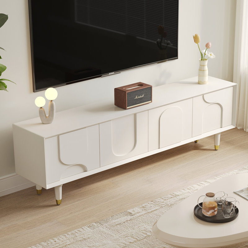 Meuble télé blanc, White